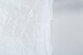 White plastic or polyethylene bag texture, macro, abstract background Royalty Free Stock Photo