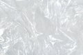 White plastic or polyethylene bag texture, macro, abstract background Royalty Free Stock Photo