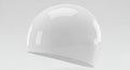 White Plastic Safety Helmet on White Background Royalty Free Stock Photo