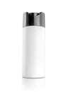 White plastic shampoo bottle for toiletry or sanitation product design mock-up Royalty Free Stock Photo