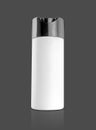 White plastic shampoo bottle for toiletry or sanitation product design mock-up Royalty Free Stock Photo