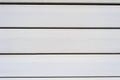 White plastic siding panels for texture background Royalty Free Stock Photo
