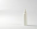 White plastic spray bottle isolated on white Royalty Free Stock Photo
