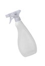 White plastic spray bottle on isolated Royalty Free Stock Photo