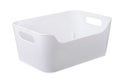 White plastic storage container Royalty Free Stock Photo