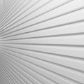 White plastic striped wall Royalty Free Stock Photo