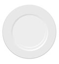 White plate