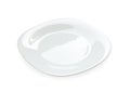 White plate isolated