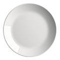 White Plate Isolated on Transparent Background Empty Serving Dish Kitchen Utensil Dining Tableware Royalty Free Stock Photo