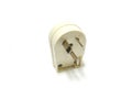 White plug Royalty Free Stock Photo