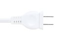 White Plug. Royalty Free Stock Photo
