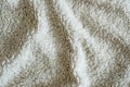White Plush Blanket Texture Royalty Free Stock Photo