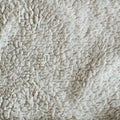 white Plush Blanket Texture Royalty Free Stock Photo