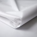Canvas Plain Sheet - White Polyester Plastic Film With Folded Edges
