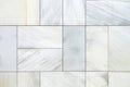 White polished marble tiles wall