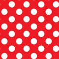 White polkadots over colored backdrop. Dotted, dots, circles pattern, background Geometry is seamlessly repeatable