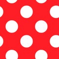 White polkadots over colored backdrop. Dotted, dots, circles pattern, background Geometry is seamlessly repeatable