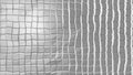 White polygonal geometric surface. Computer generated seamless loop abstract motion background