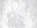 White Polygonal Vector Background Royalty Free Stock Photo