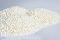 White polymer granules Royalty Free Stock Photo