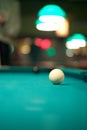 White Pool Ball Royalty Free Stock Photo