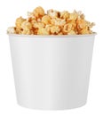 White popcorn box Royalty Free Stock Photo