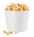 White popcorn box Royalty Free Stock Photo