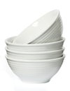 White porcelain bowls