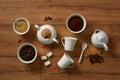 White porcelain coffee set - italian product