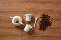 White porcelain coffee set - italian product