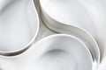 White porcelain detail