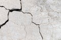 White porous stone with cracks. Stone texture background. Cracked concrete wall texture Royalty Free Stock Photo