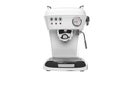 White portion coffee machine with water tank 3d render illustration on white background no shadow Royalty Free Stock Photo