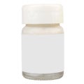 white poster paint bottle on white Royalty Free Stock Photo