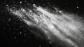 White Powder Explosion Against Black Background Royalty Free Stock Photo