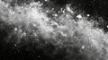 White Powder Explosion Against Black Background Royalty Free Stock Photo