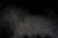 White powder explosion on black background. Freeze motion of col Royalty Free Stock Photo