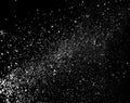 white powder explosion on black background for graphic Royalty Free Stock Photo