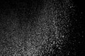 white powder explosion on black background for graphic Royalty Free Stock Photo