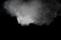 White powder explosion isolated on black background Royalty Free Stock Photo