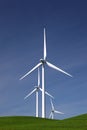White Power Generating Wind Turbine