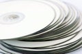 White Printable Cds Royalty Free Stock Photo