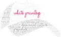 White Privilege Word Cloud Royalty Free Stock Photo