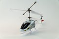 White electric helicopter model Royalty Free Stock Photo