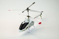 White electric helicopter model Royalty Free Stock Photo
