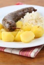 White pudding Royalty Free Stock Photo