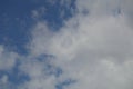 Blue Sky Series - White Clouds Royalty Free Stock Photo