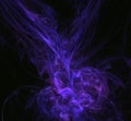 White Purple blured fractal background. Fantasy fractal texture. Digital art. 3D rendering. Computer generated image.