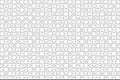 White Puzzles Pieces Jigsaw - Vector Background.