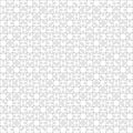 400 White Puzzles. Vector Illustration.